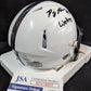 Penn State Nittany Lions Pj Mustipher Autographed Signed Mini Helmet Jsa Coa