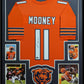 Framed Chicago Bears Darnell Mooney Autographed Signed Jersey Beckett Holo