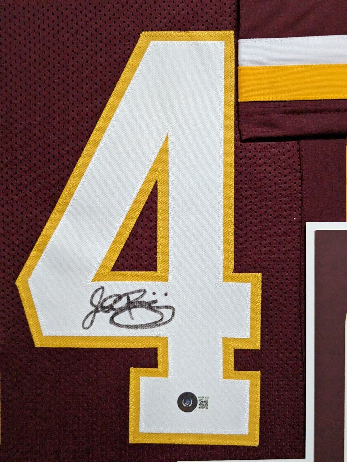 MVP Authentics Framed Washington John Riggins Autographed Signed Jersey Beckett Holo 742.50 sports jersey framing , jersey framing