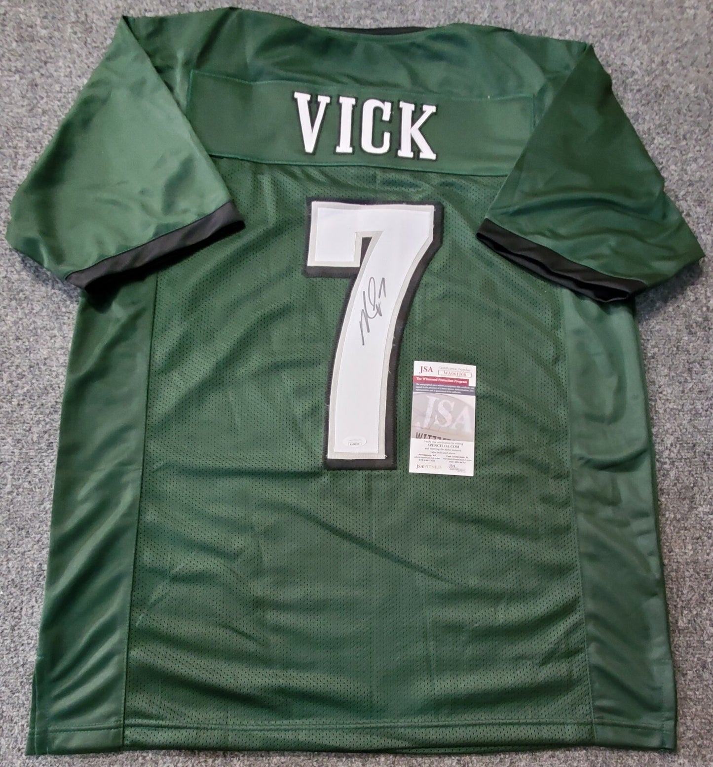 Philadelphia Eagles Michael Vick Autographed Signed Jersey Jsa Coa