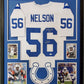 MVP Authentics Framed Indianapolis Colts Quenton Nelson Signed Inscribed Jersey Jsa Coa 495 sports jersey framing , jersey framing