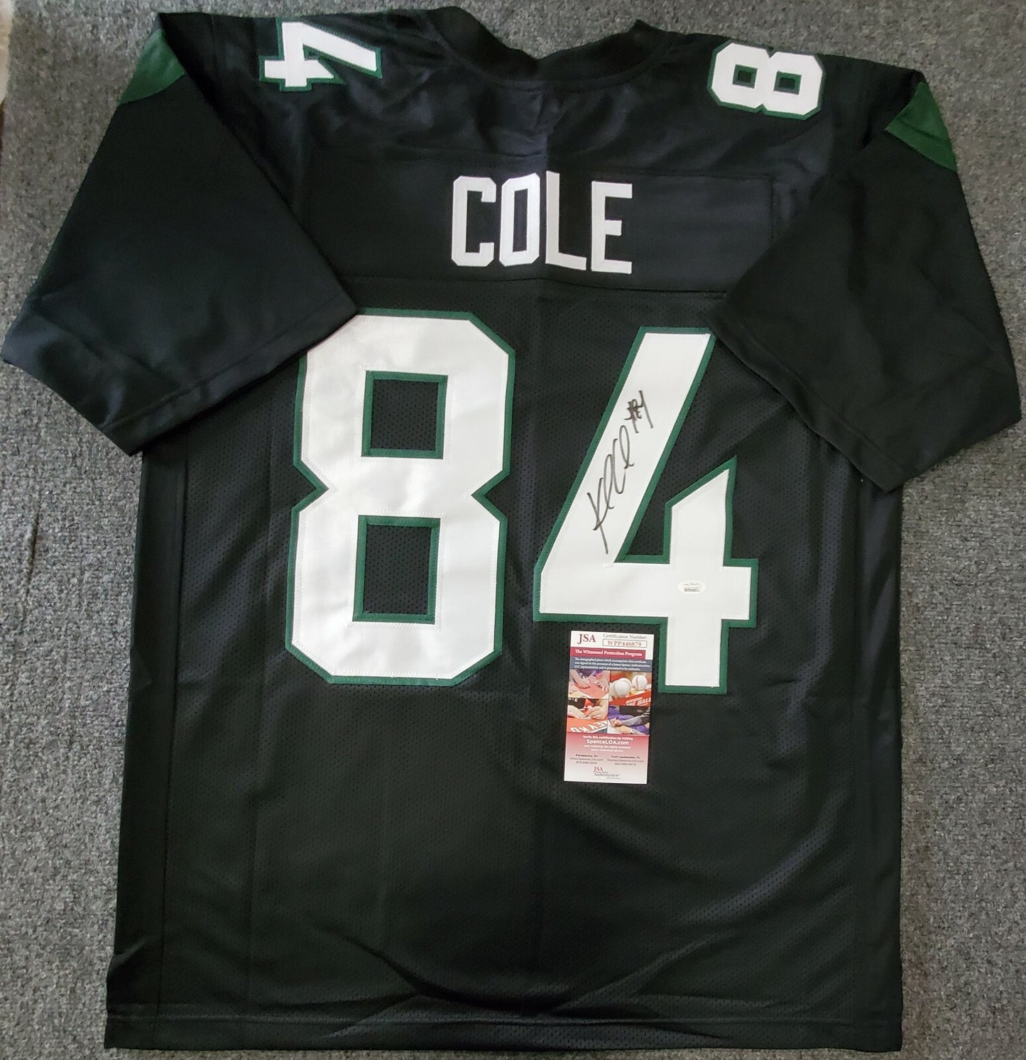 N.Y. Jets Keelan Cole Autographed Signed Jersey Jsa Coa