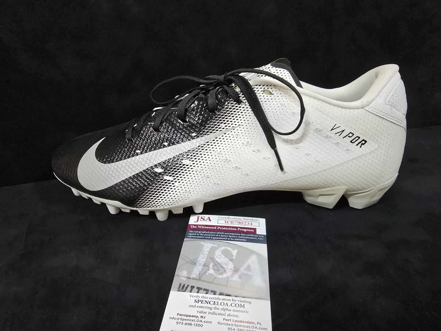 Frank Gore Autographed Signed Cleat Jsa Coa