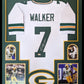 Framed Green Bay Packers Quay Walker Autographed Signed Jersey Beckett Holo