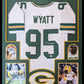 Framed Green Bay Packers Devonte Wyatt Autographed Signed Jersey Jsa Coa