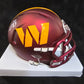 Washington Commanders Jaylin Lane Signed Speed Mini Helmet Beckett Holo