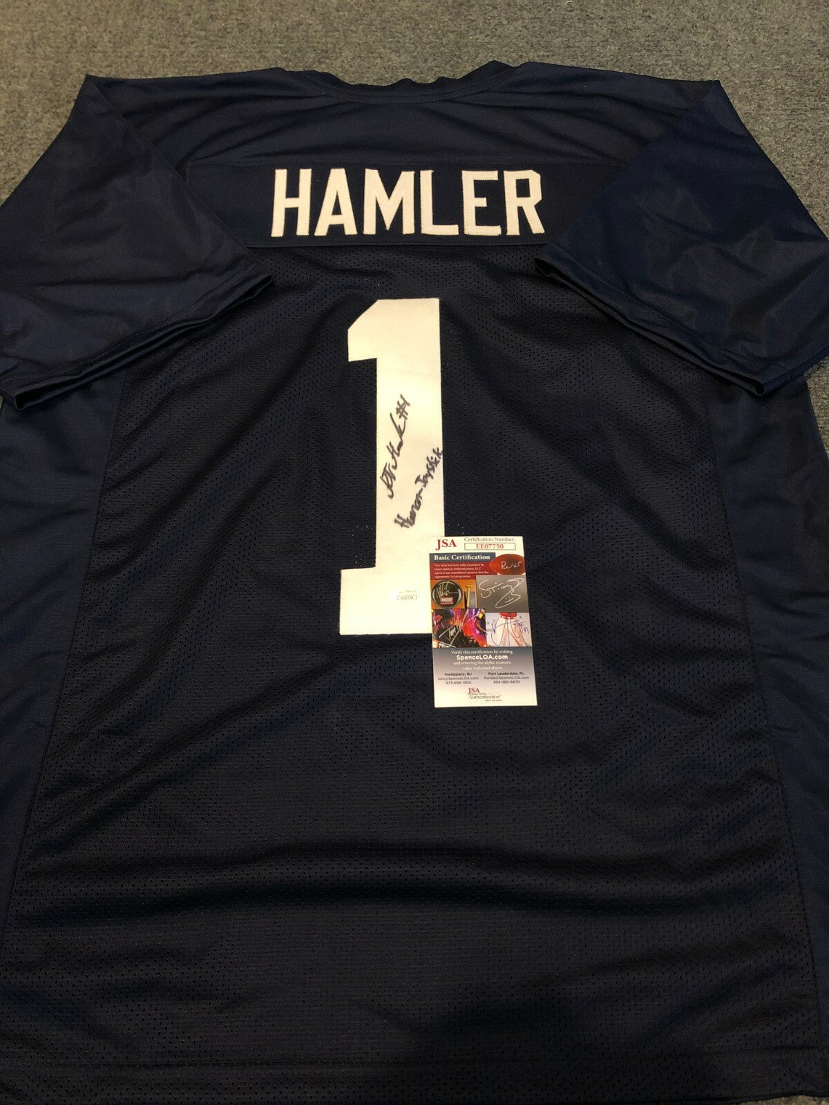 Penn State Kj Hamler Autographed Signed Inscribed Jersey Jsa Coa