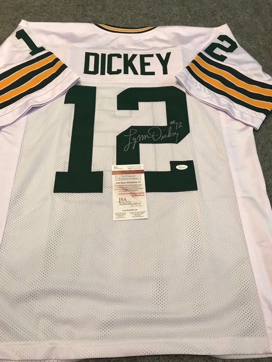 Lynn Dickey Autographed Signed G.B. Packers Jersey Jsa  Coa