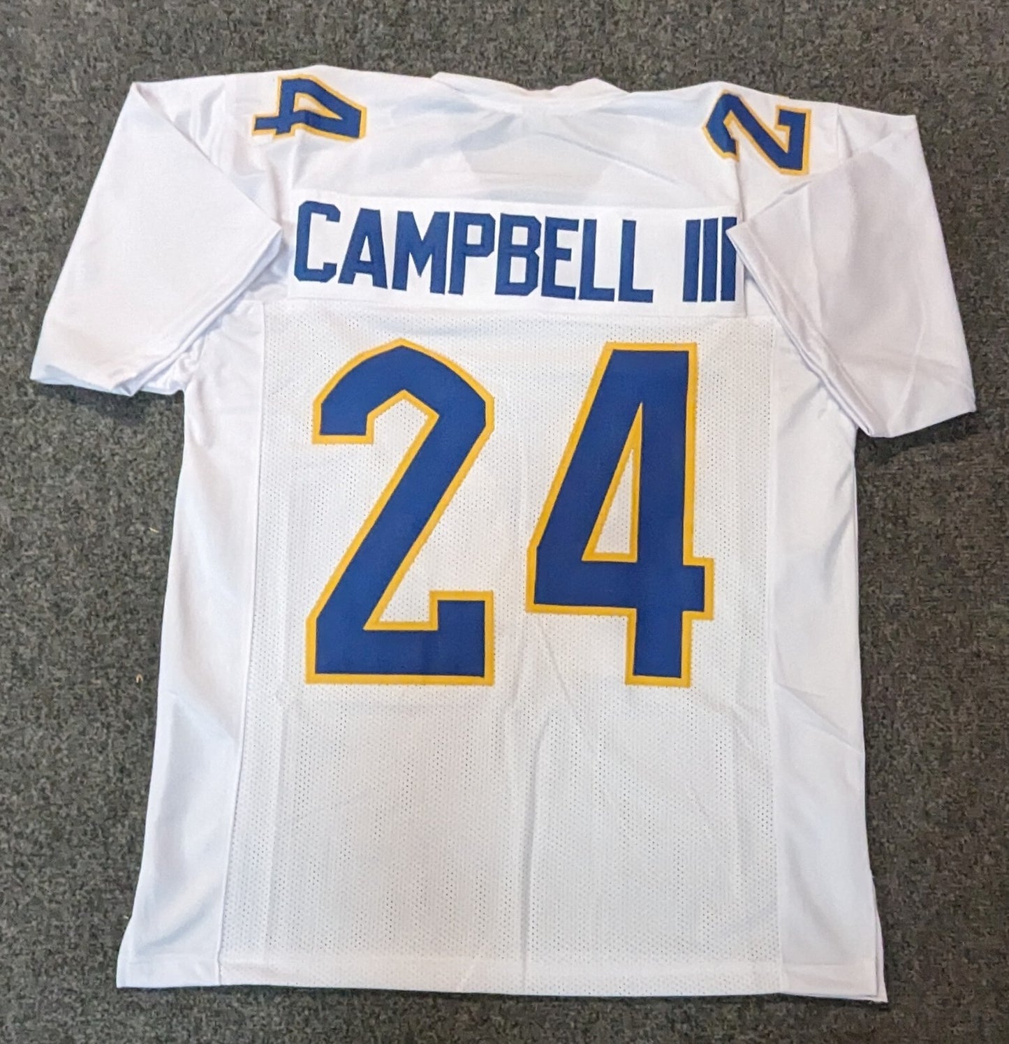 Phil Campbell Iii Unsigned Pitt Panthers Style Custom Jersey