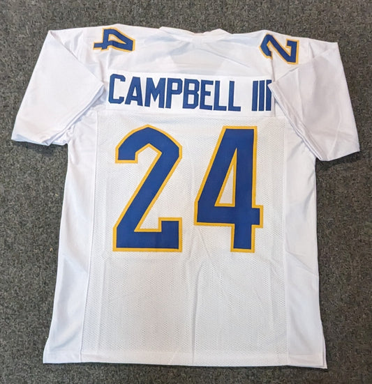 Phil Campbell Iii Unsigned Pitt Panthers Style Custom Jersey