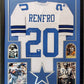 MVP Authentics Framed Dallas Cowboys Mel Renfro Autographed Signed 2X Inscribed Jsa Coa 535.50 sports jersey framing , jersey framing