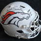 Denver Broncos Pat Surtain Ii Signed 2X Insc Replica Full Size Helmet Beckett