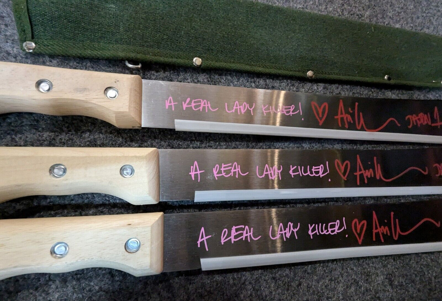 Ari Lehman Signed Inscribed Jason Voorhees Friday The 13Th Machete Jsa Coa