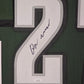 Framed Philadelphia Eagles Quinyon Mitchell Autographed Signed Jersey Jsa Coa