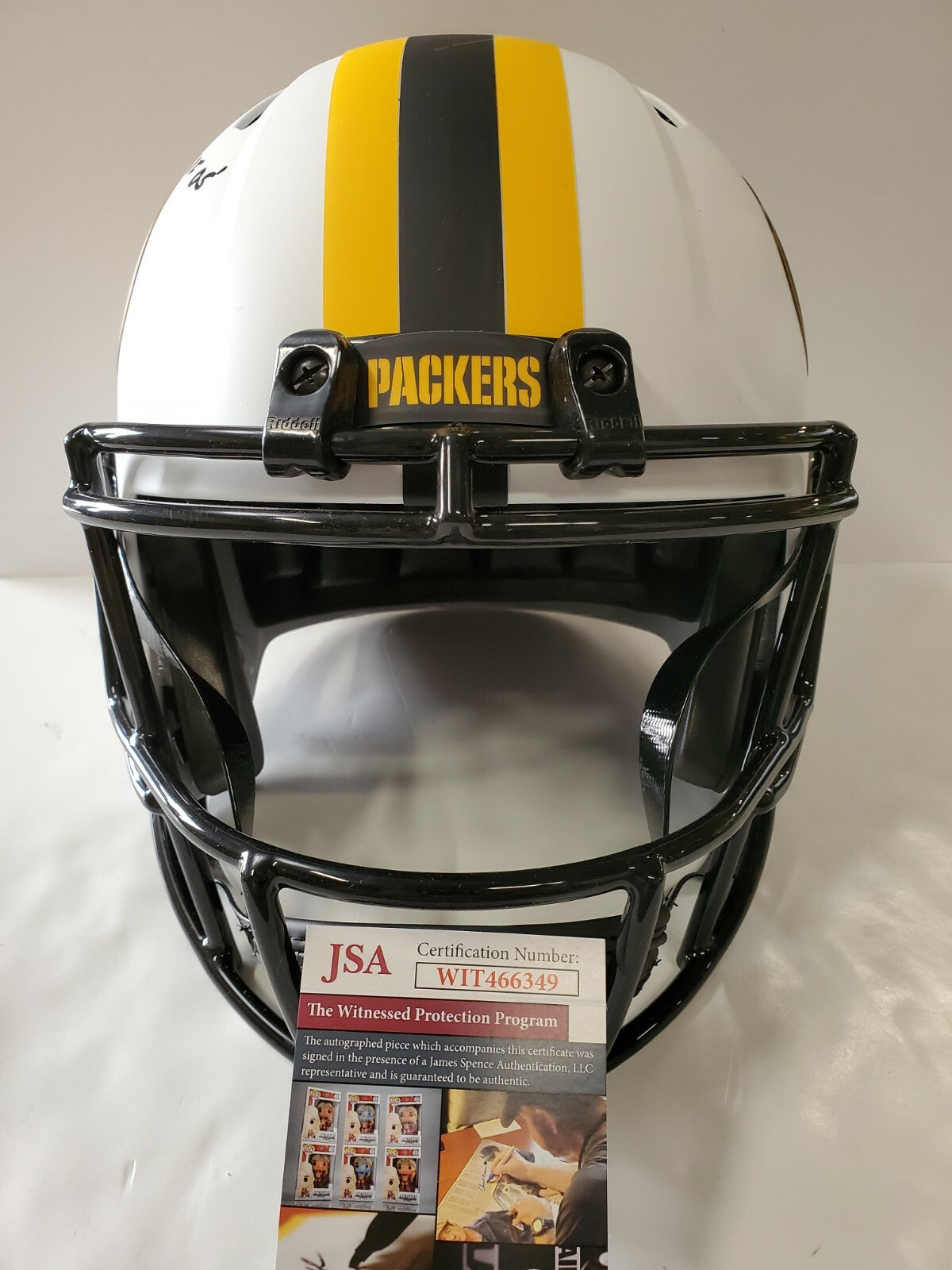Green Bay Packers Don Majkowski Signed Full Size Lunar Rep Helmet Jsa Coa