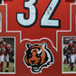 Framed Cincinnati Bengals Rudi Johnson Autographed Jersey Jsa Coa