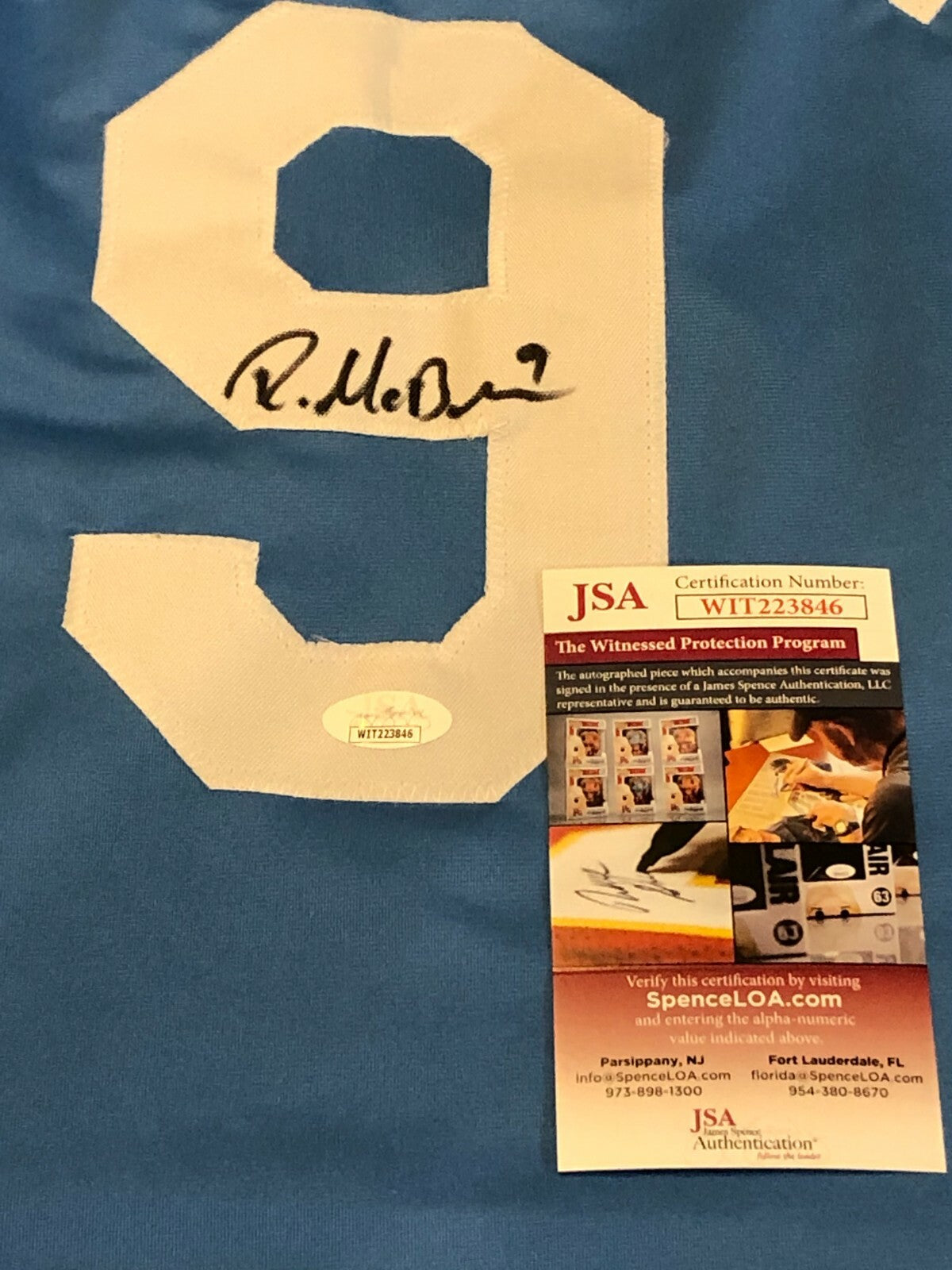 Kansas City Royals Ryan Mcbroom Autographed Signed Jersey Jsa Coa
