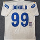 MVP Authentics Los Angeles Rams Aaron Donald Autographed Signed Jersey Jsa Coa 269.10 sports jersey framing , jersey framing
