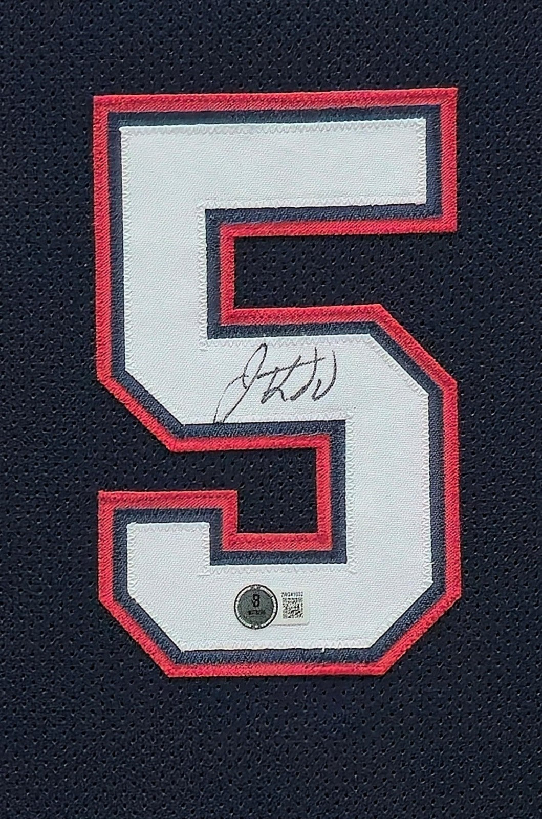 Framed New Jersey Nets Jason Kidd Autographed Signed Jersey Beckett Holo