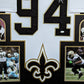 Framed New Orleans Saints Cameron Jordan Autographed Signed Jersey Jsa Coa