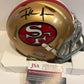 Frank Gore Autographed Signed S.F. 49Ers Mini Helmet Jsa Coa