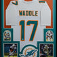Framed Miami Dolphins Jaylen Waddle Autographed Signed Jersey Jsa Coa