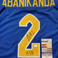 Pitt Panthers Israel "Izzy" Abanikanda Autographed Inscribed Jersey Jsa Coa