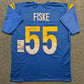 Los Angeles Rams Braden Fiske Autographed Signed Jersey Jsa Coa