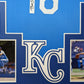 Framed Kansas City Royals Bret Saberhagen Autographed Signed Jersey Jsa Coa