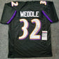 Baltimore Ravens Eric Weddle Autographed Signed Jersey Jsa Coa