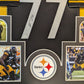 Framed Pittsburgh Steelers Broderick Jones Autographed Signed Jersey Jsa Coa