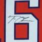 Suede Framed Clemson Tigers Trevor Lawrence Autographed  Jersey Fanatics Holo