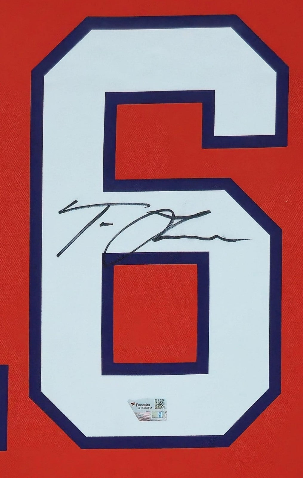 Suede Framed Clemson Tigers Trevor Lawrence Autographed  Jersey Fanatics Holo