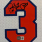 Suede Framed New York Knicks Patrick Ewing Autographed Jersey Beckett Hologram