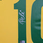 Framed Pele Autographed Signed Brazil Jersey Beckett Holo