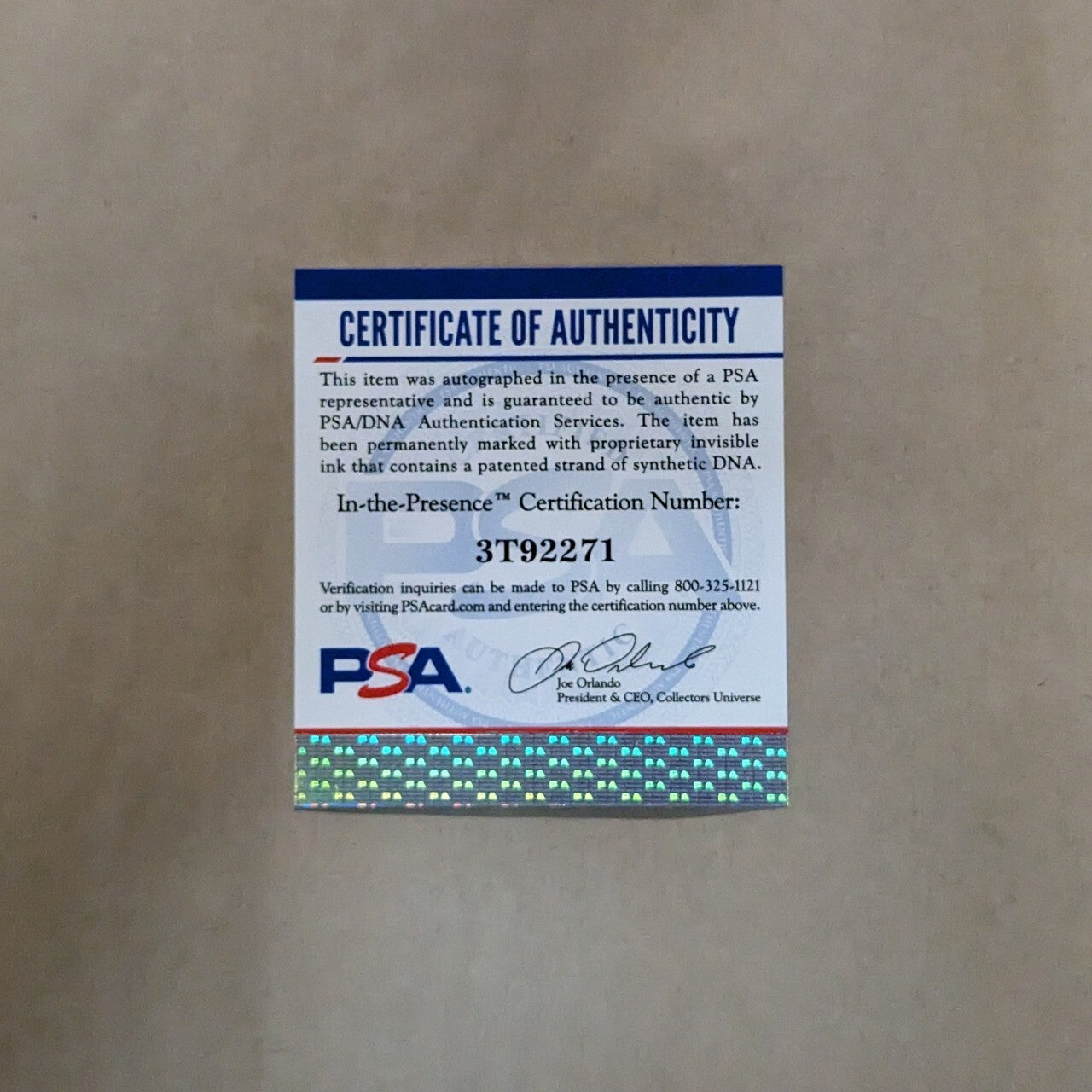 Framed In Suede Orlando Magic Penny Hardaway Autographed Signed Jersey Psa Coa