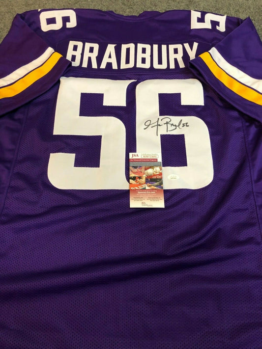 Minnesota Vikings Garrett Bradbury Autographed Signed Jersey Jsa Coa