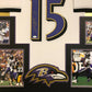 Framed Baltimore Ravens Marquise Brown Autographed Signed Jersey Jsa Coa