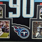 Framed Tennessee Titans Jevon Kearse Autographed Signed Jersey Jsa Coa