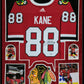Suede Framed Chicago Blackhawks Patrick Kane Autographed Signed Jersey Fanatics