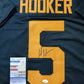 Tennessee Volunteers Hendon Hooker Autographed Signed Black Jersey Jsa Coa