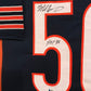 Framed Mike Singletary Autographed Signed Inscribed Chicago Bears Jersey Bas Coa
