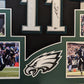 Framed Philadelphia Eagles Aj Brown Autographed Signed Jersey Beckett Holo
