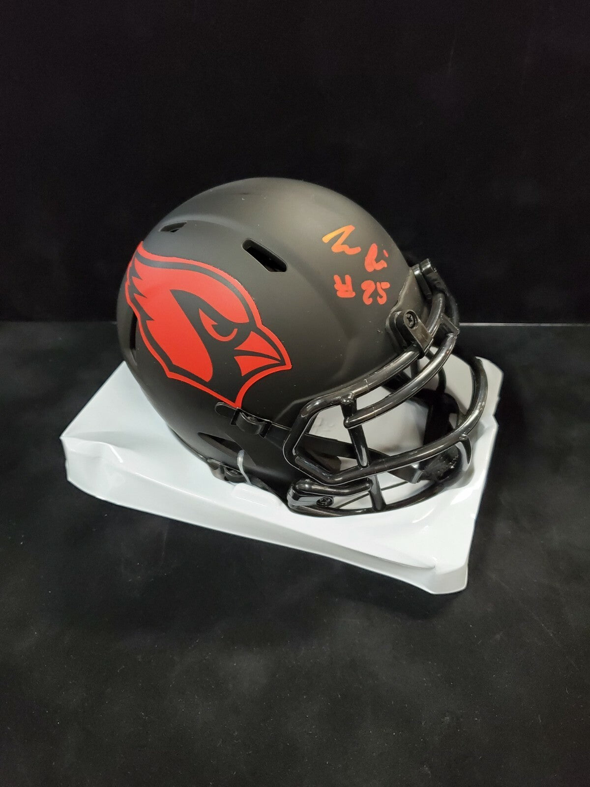 Arizona Cardinals Zaven Collins Autographed Eclipse Mini Helmet Beckett Holo
