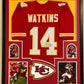 Framed Kansas City Chiefs Sammy Watkins Autographed Signed Jersey Beckett Coa