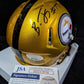 MVP Authentics Pittsburgh Steelers Broderick Jones Autographed Flash Mini Helmet Jsa Coa 90 sports jersey framing , jersey framing