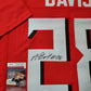 Atlanta Falcons Mike Davis Autographed Signed Jersey Jsa Coa
