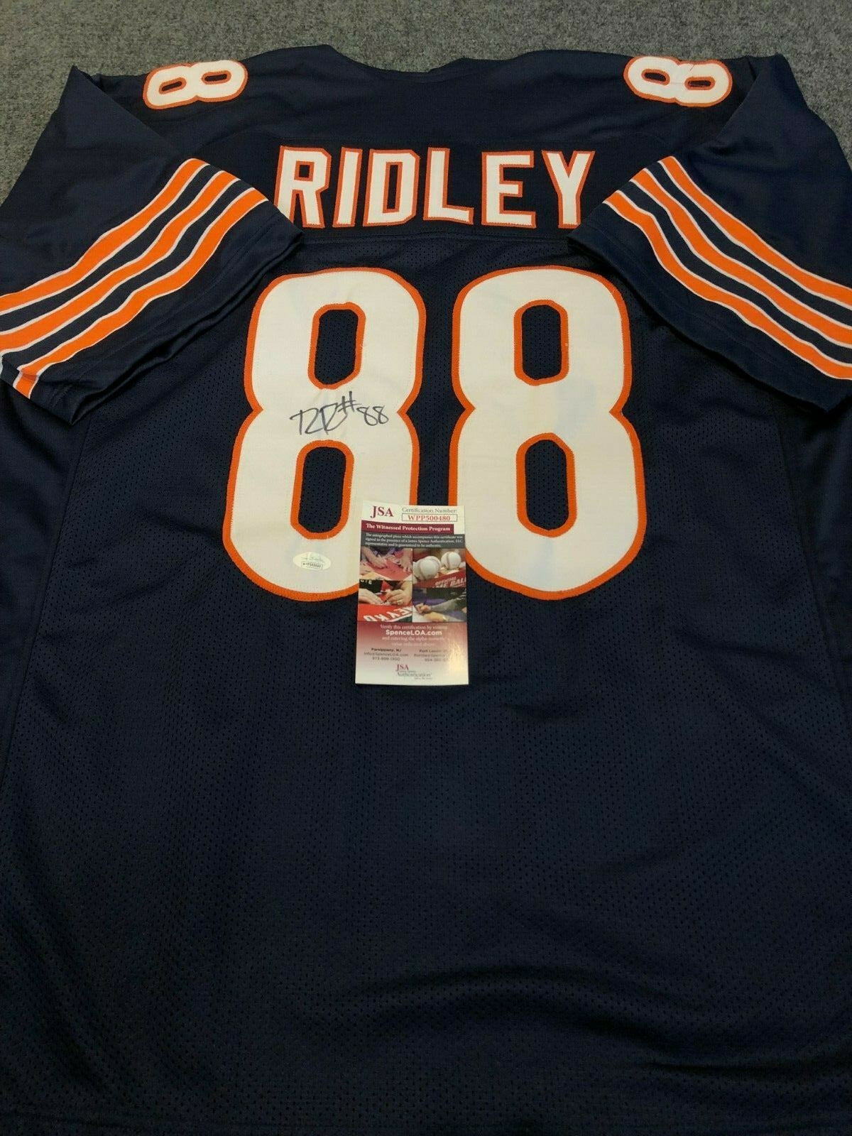 Chicago Bears Riley Ridley Autographed Signed Jersey Jsa Coa
