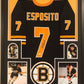 Framed Phil Esposito Autographed Signed Boston Bruins Jersey Jsa Coa