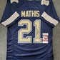 Pitt Panthers Damarri Mathis Autographed Signed Jersey Jsa Coa